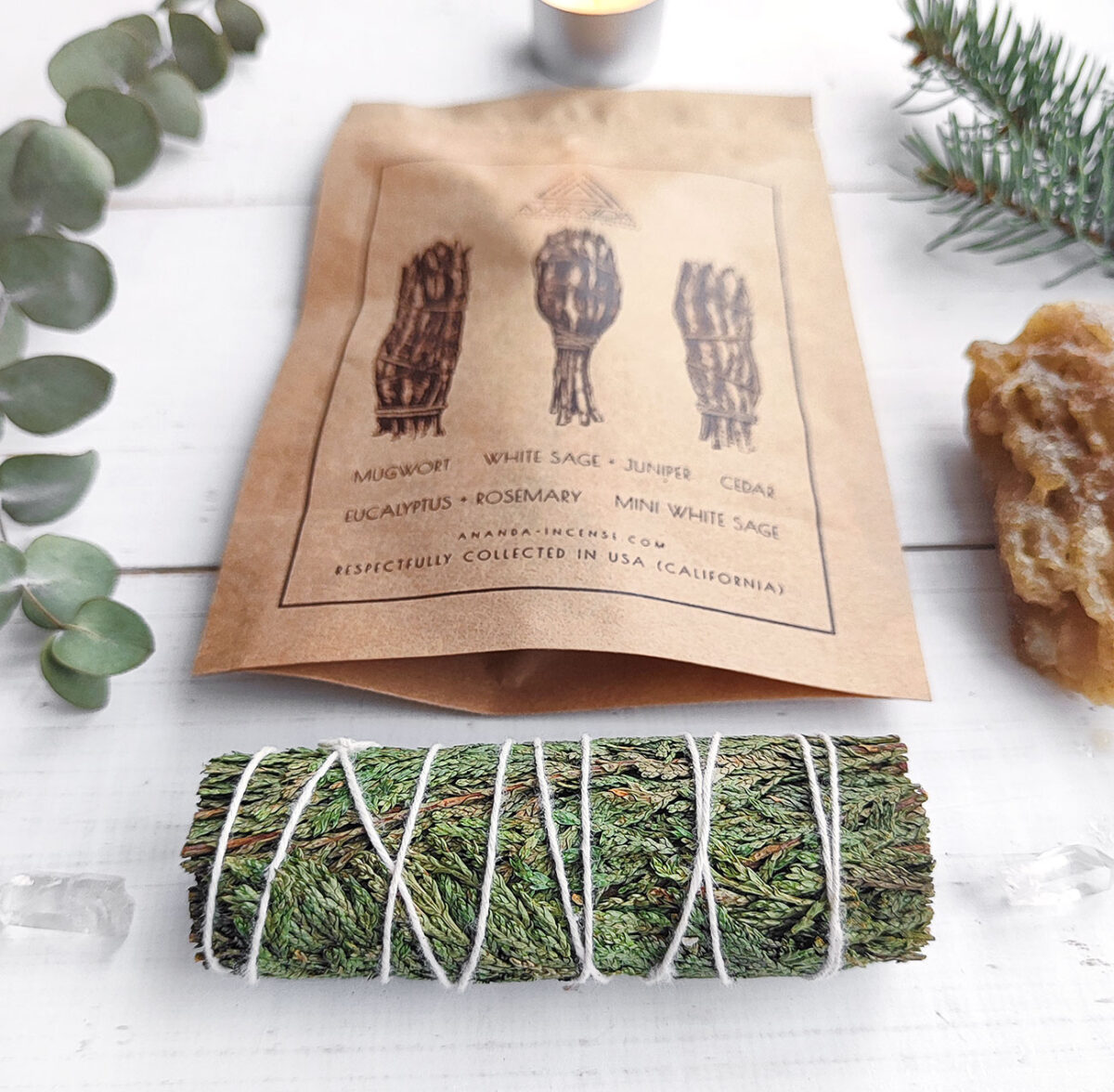 В’язанка для окурювання «CEDAR» (кедр) – Ananda Incense